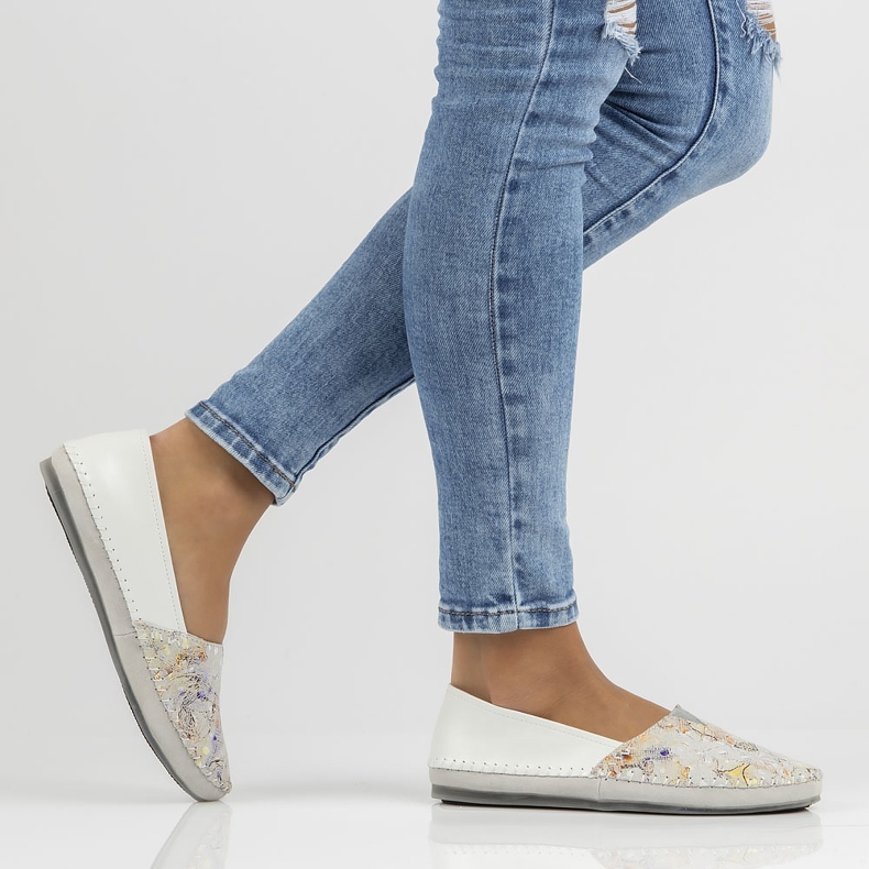 Lederschuhe Filippo DP031 / 22 Wh Yl weiß gelb 1