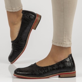 Lederschuhe Filippo DP3545 / 22 Bk schwarz 1