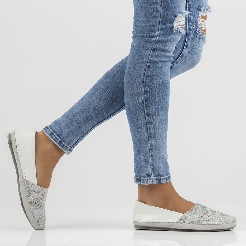 Lederschuhe Filippo DP031 / 22 Wh Bl weiß blau 1