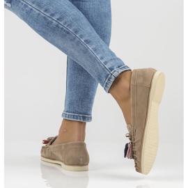 Leder-Slipper Filippo DP3512 / 22 Beige sein 1