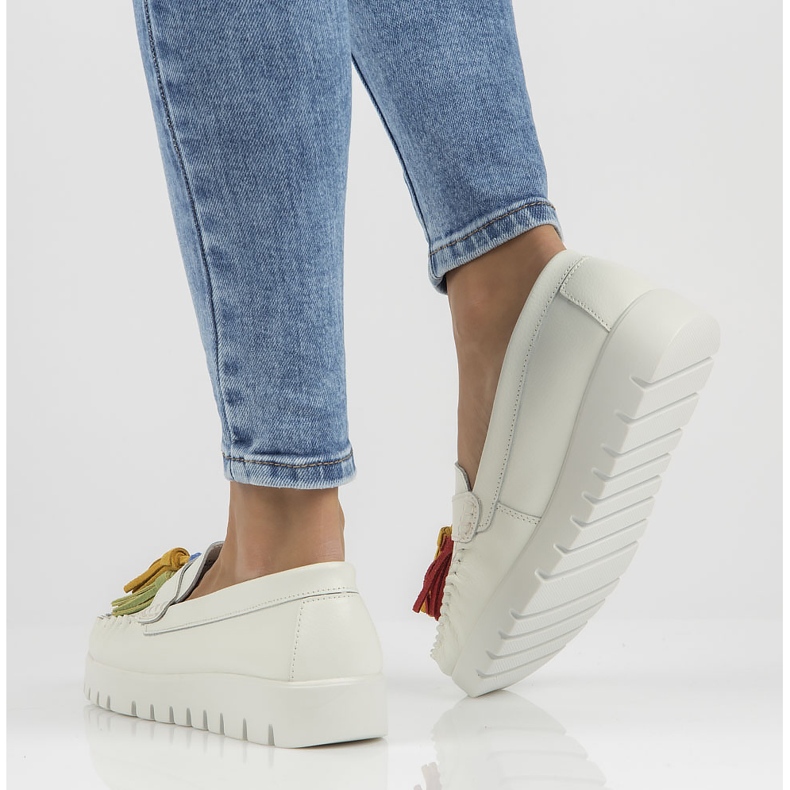 Lederschuhe Filippo DP3535 / 22 Wh weiß 1