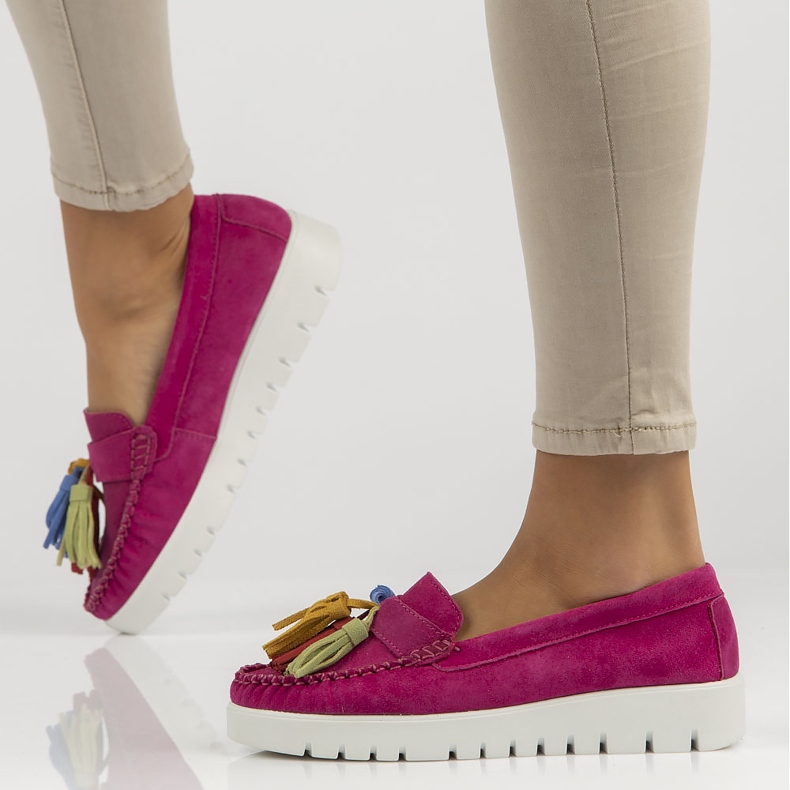 Lederschuhe Filippo DP3535 / 22 Fh rosa 1