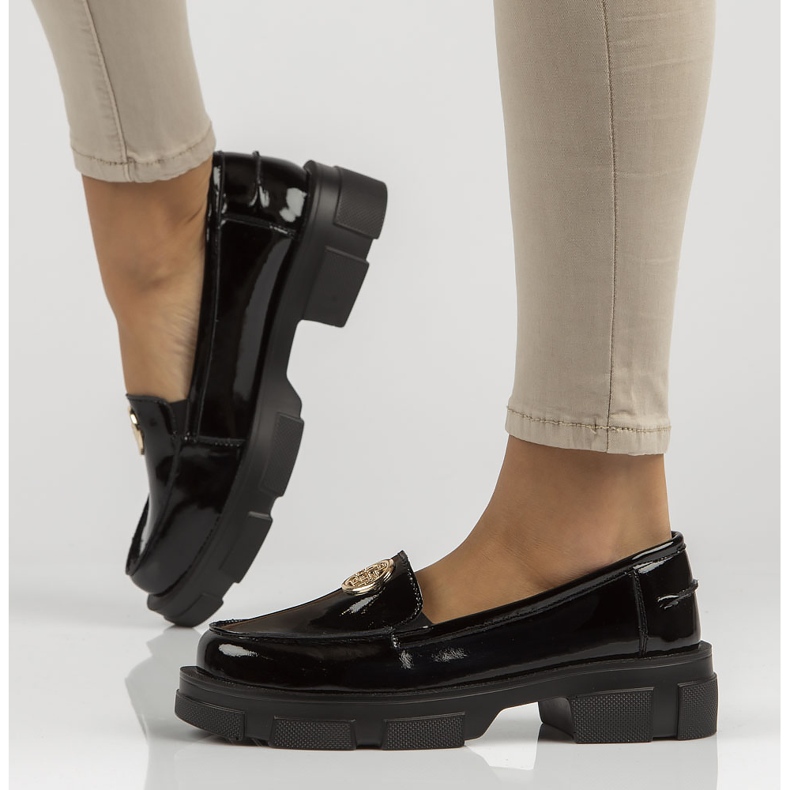 Lederschuhe Filippo DP3712 / 22 Bk schwarz 1