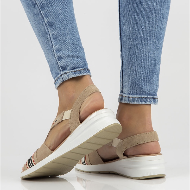 Ledersandalen Filippo DS3500 / 22 Beige sein 1