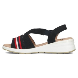 Ledersandalen Filippo DS3500 / 22 Nv marineblau navy blau 2