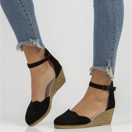 Ledersandalen Filippo DS1394 / 22 Bk Schwarz 1