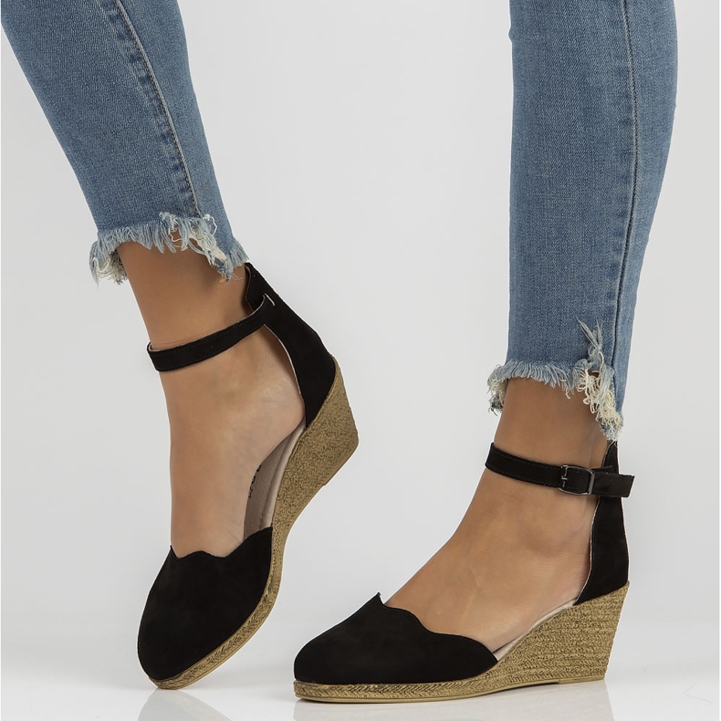 Ledersandalen Filippo DS1394 / 22 Bk Schwarz 1