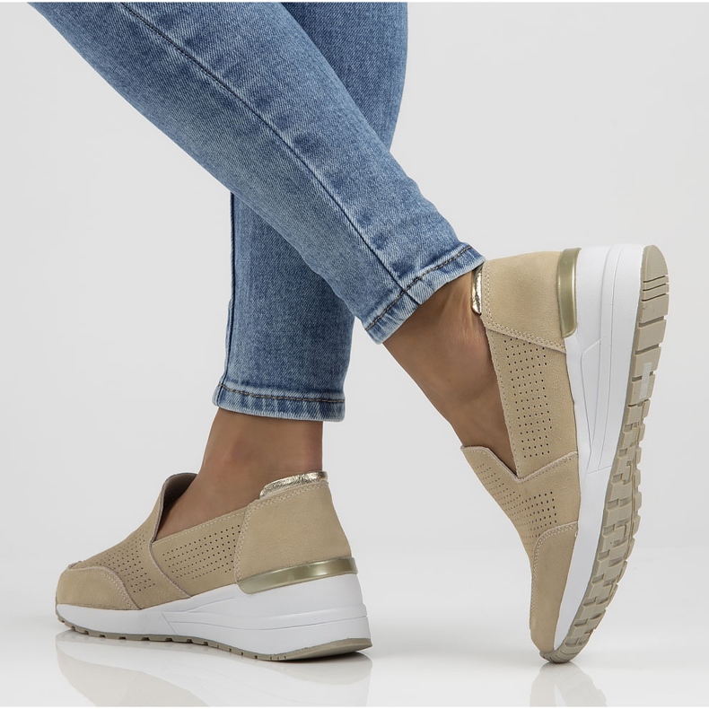 Lederschuhe Filippo DP3537 / 22 Beige sein 2