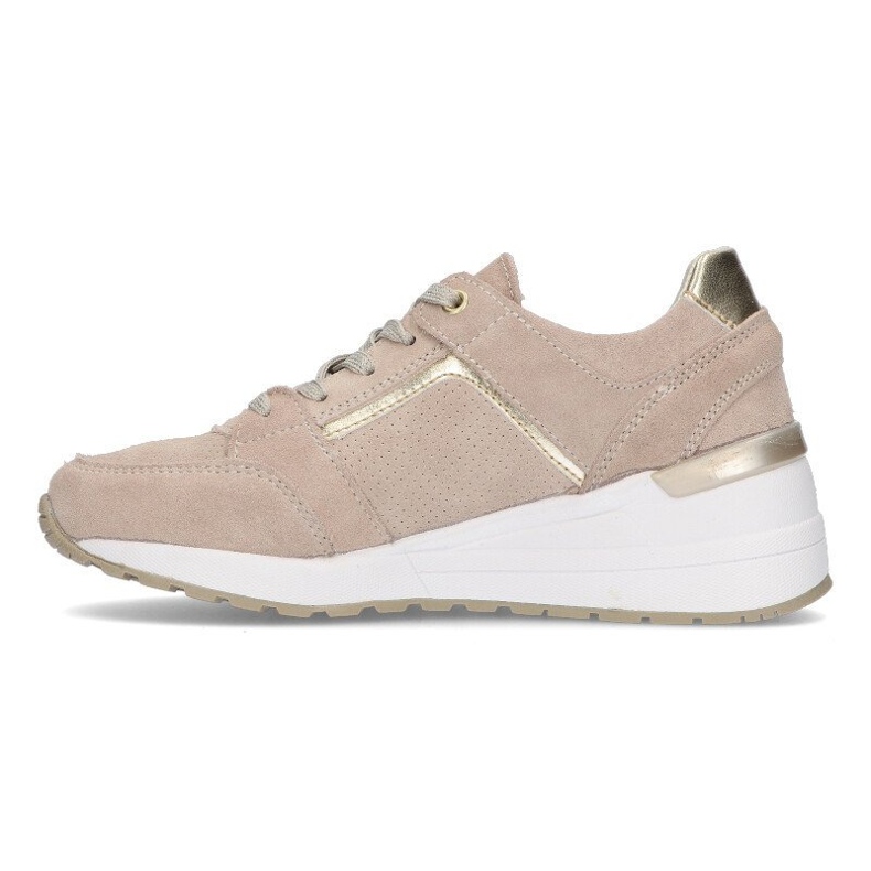 Lederturnschuhe Filippo DP2003 / 22 Seien Sie beige 1