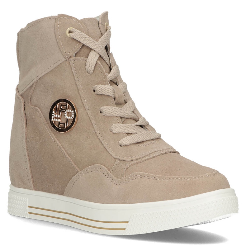 Lederturnschuhe Filippo DBT3552 / 22 Beige sein 2