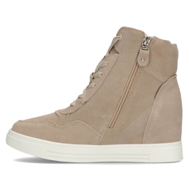 Lederturnschuhe Filippo DBT3552 / 22 Beige sein 1