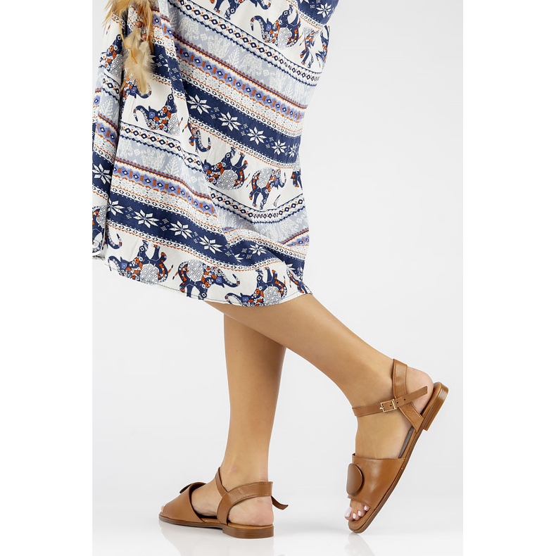 Ledersandalen Filippo DS3900 / 22 Br braun 1