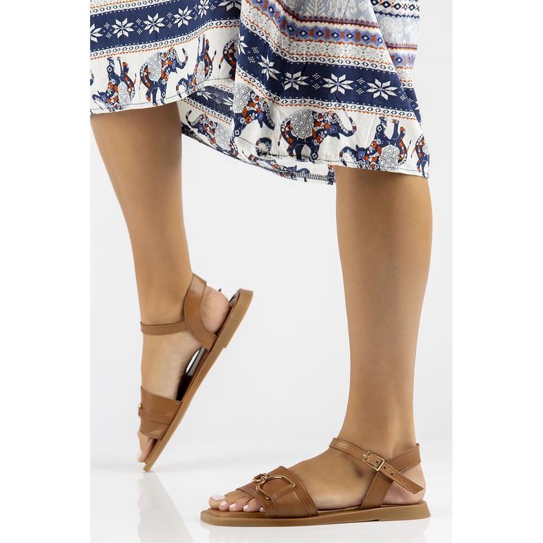 Ledersandalen Filippo DS3901 / 22 Br braun 1