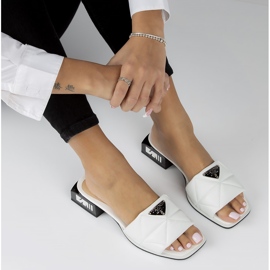 Lederhausschuhe Filippo DK3905 / 22 Wh weiß 1