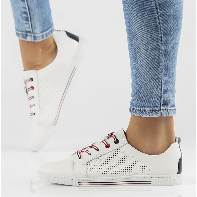 Lederschuhe Filippo DP008 / 22 Wh weiß 2