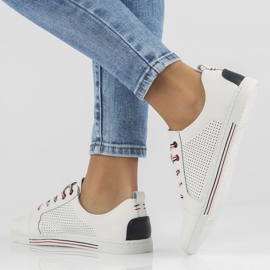 Lederschuhe Filippo DP008 / 22 Wh weiß 1