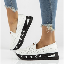 Lederschuhe Filippo DP3906 / 22 Wh weiß 1