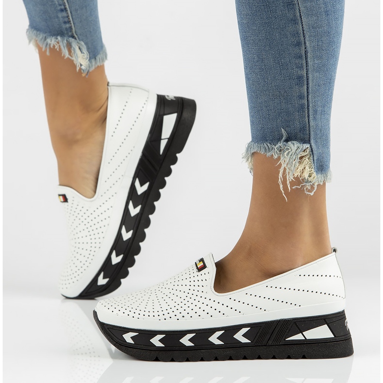 Lederschuhe Filippo DP3906 / 22 Wh weiß 1