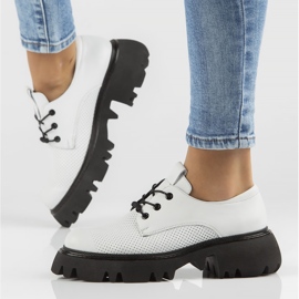 Lederschuhe Filippo DP3909 / 22 Wh weiß 1