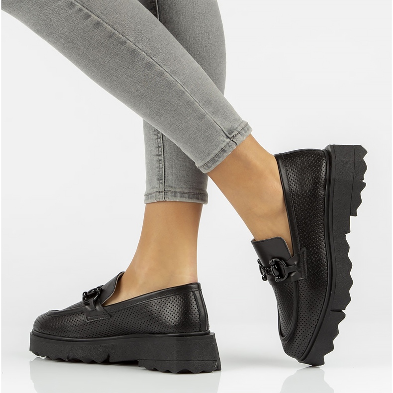 Lederschuhe Filippo DP3910 / 22 Bk schwarz 2