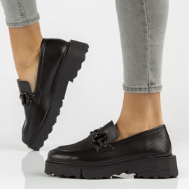 Lederschuhe Filippo DP3910 / 22 Bk schwarz 1