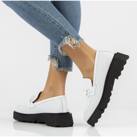 Lederschuhe Filippo DP3910 / 22 Wh weiß 1