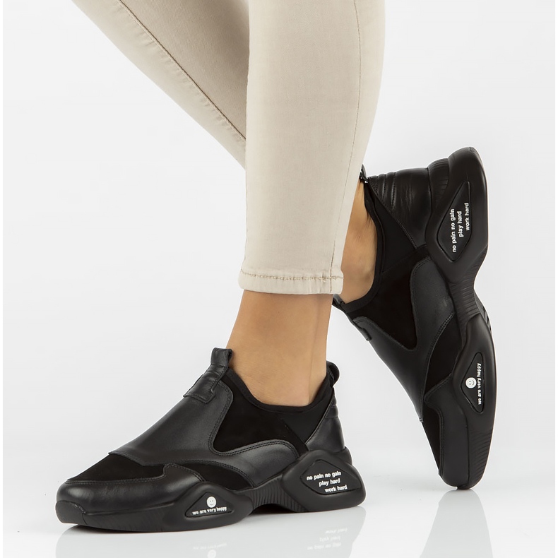 Lederschuhe Filippo DP3911 / 22 Bk schwarz 2