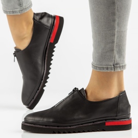 Lederschuhe Filippo DP3916 / 22 Bk schwarz 1