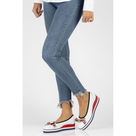 Ballerinas aus Leder Filippo DP2159 / 22 Wh weiß 2