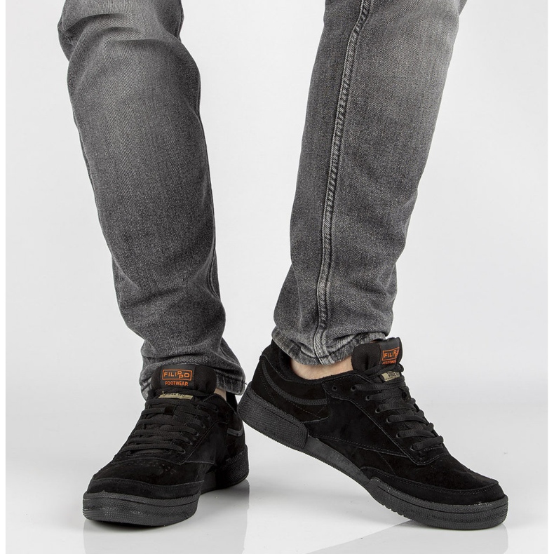 Lederschuhe Filippo MSP2123 / 22 Bk schwarz 2