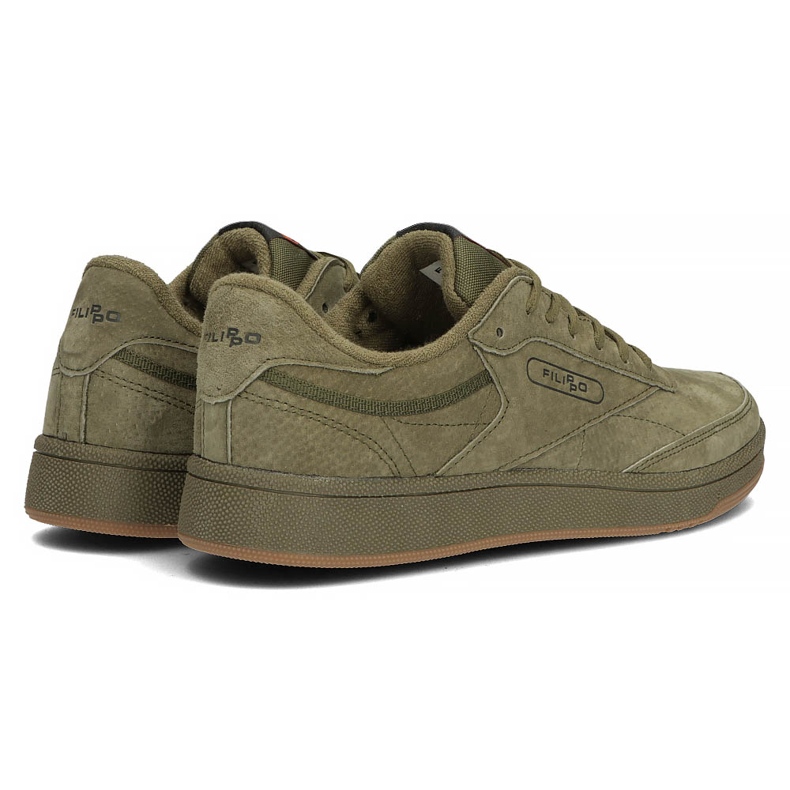 Lederschuhe Filippo MSP2123 / 22 Kh Khaki grün 1