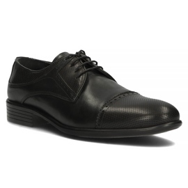 Lederschuhe Filippo 3613 schwarz 1