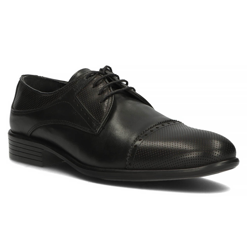 Lederschuhe Filippo 3613 schwarz 1
