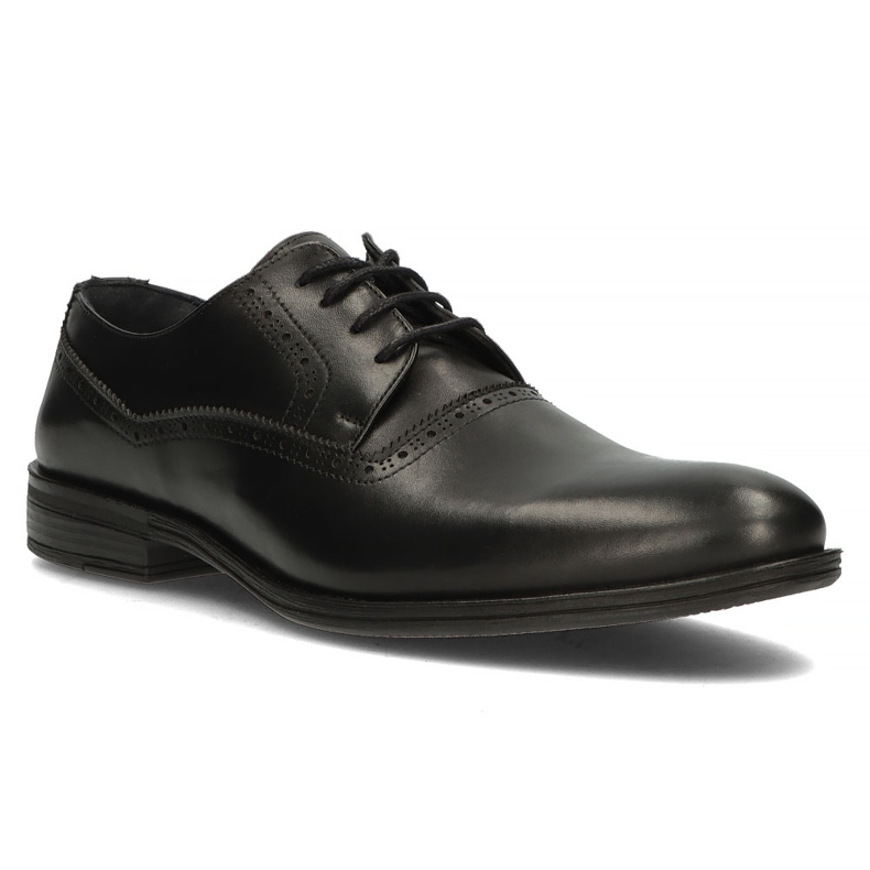Lederschuhe Filippo 3615 schwarz 1