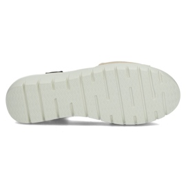 Ledersandalen Filippo DS3501 / 22 Go Bk golden schwarz 1