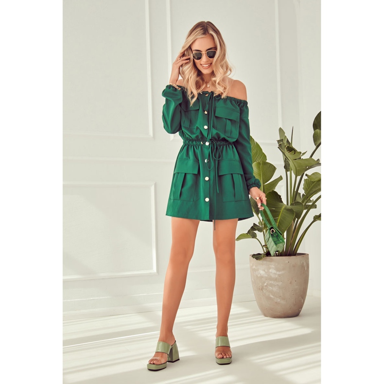 FM1 Lackierte Pantoffeln auf einer Seattle Green Bar grün 1