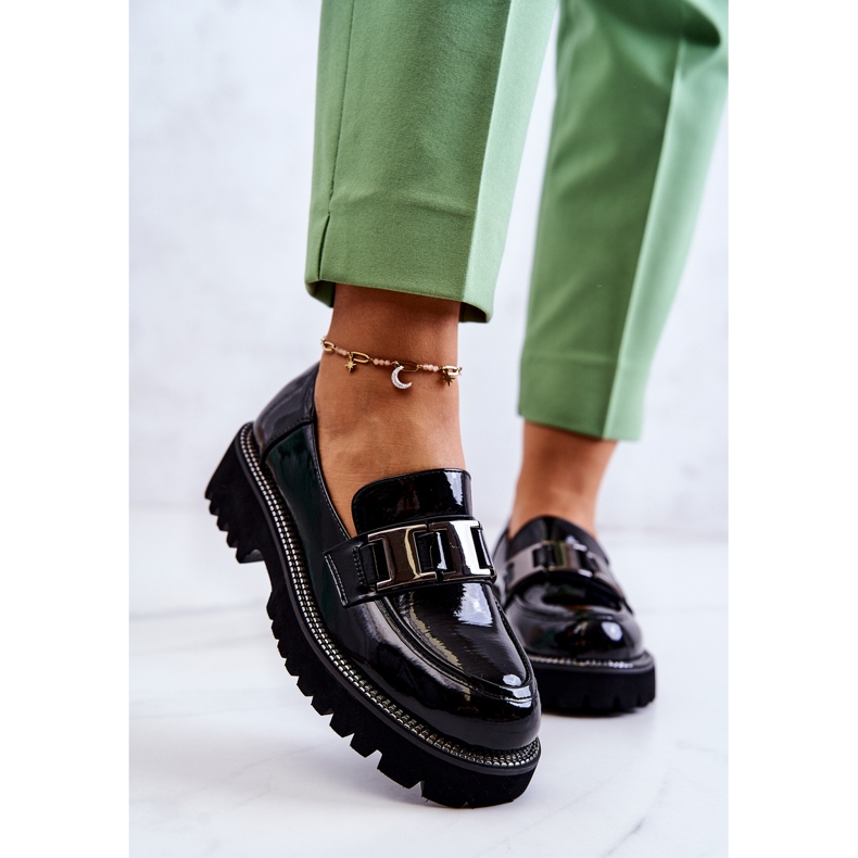 S.Barski Lackierte Lederschuhe in Schwarz Corine 2