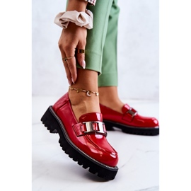 S.Barski Corine-Schuhe aus Lackleder in Rot 1