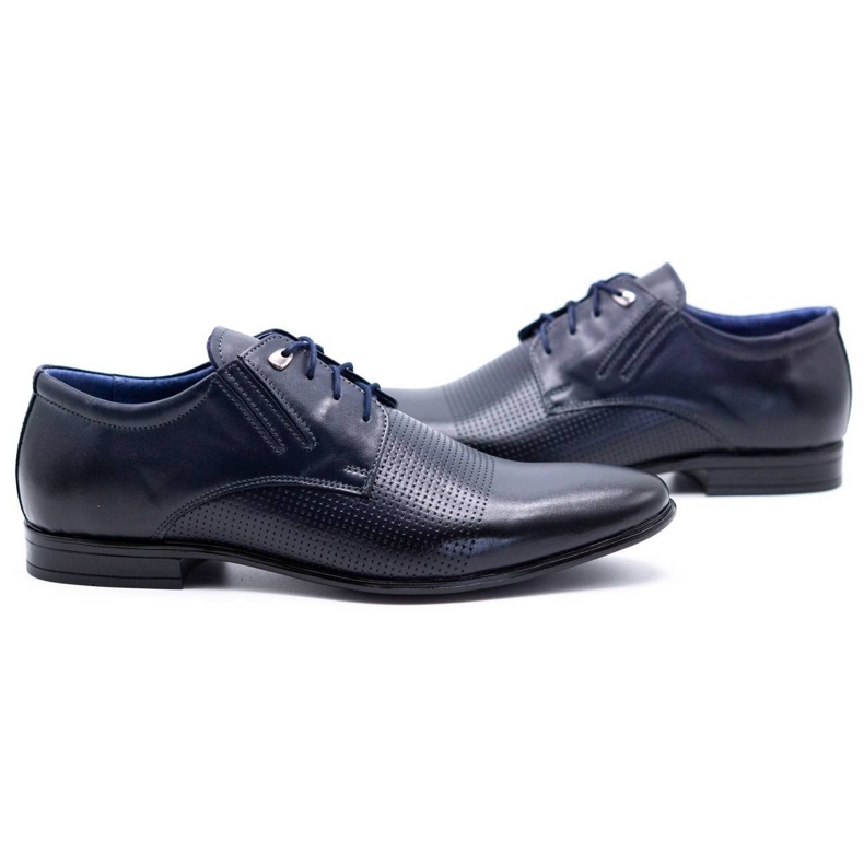 Olivier Formelle Herrenschuhe 482 Marineblau 4