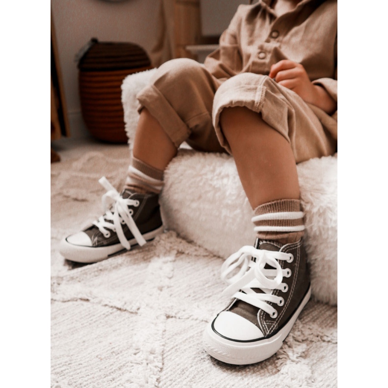 High Sneakers für Kinder Khaki Filemon grün 2