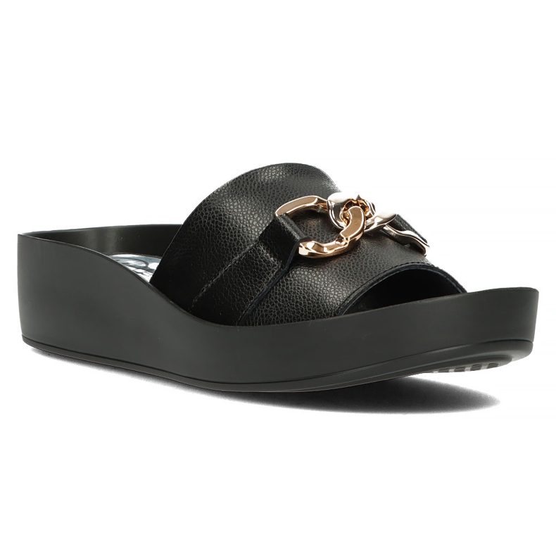 Lederhausschuhe Filippo DK3590 / 22 Bk schwarz 3