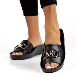 Lederhausschuhe Filippo DK3590 / 22 Bk schwarz 2