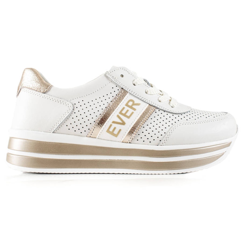 Ever Sports Schuhe für Frauen Filippo DP1414 weiß und gold golden 1