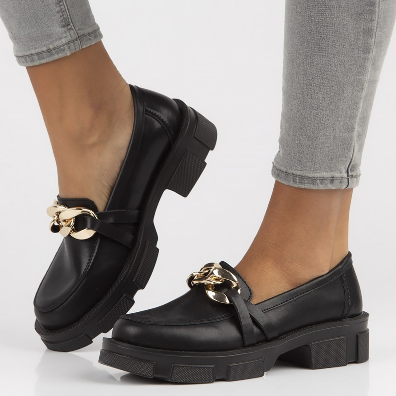 Lederschuhe Filippo DP3221 / 22 Bk schwarz 1