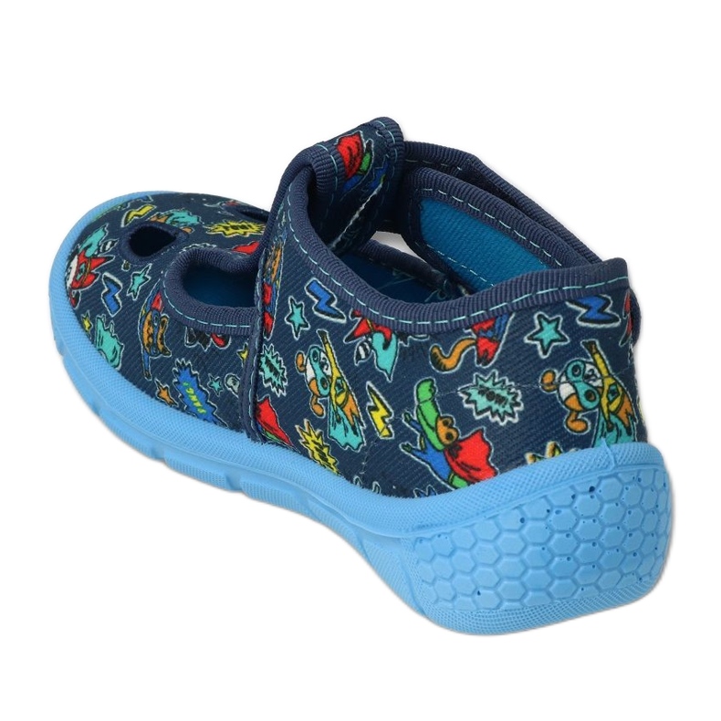 Befado Kinderschuhe 533P021 navy blau mehrfarbig 2