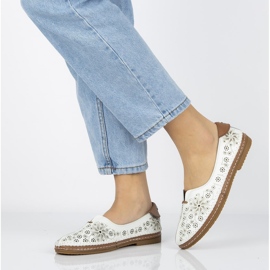 Lederschuhe Filippo DP1224 / 20 Wh weiß 1