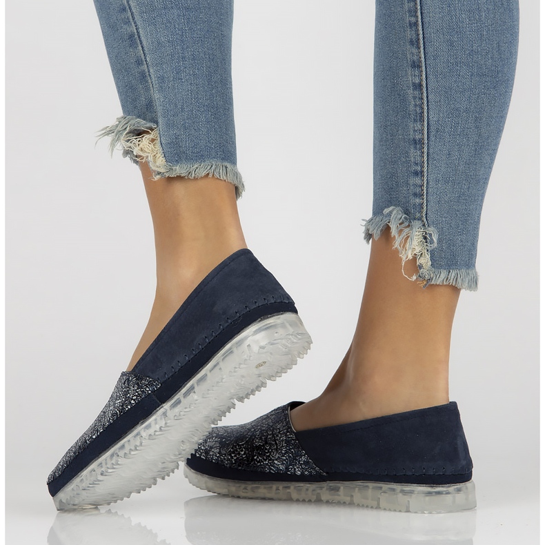 Lederschuhe Filippo DP2147 / 22 Nv marineblau navy blau 2