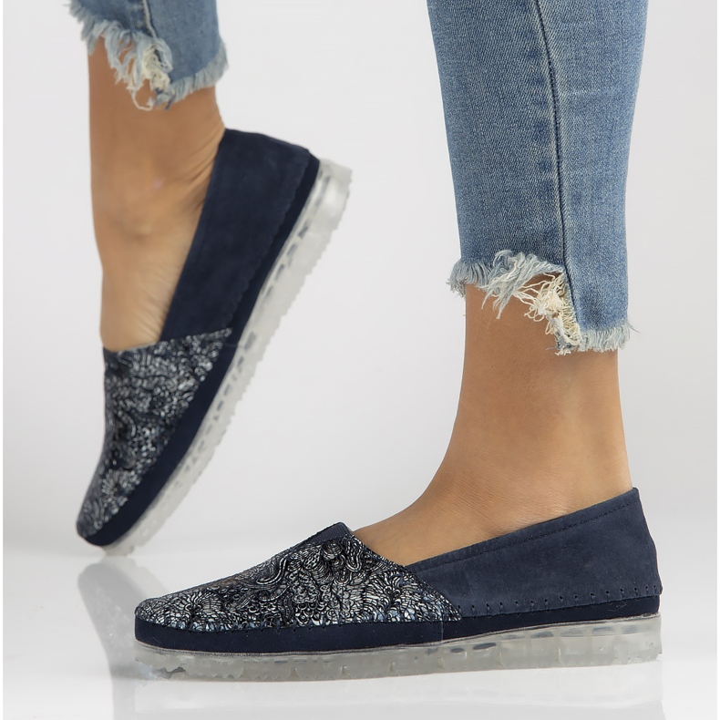 Lederschuhe Filippo DP2147 / 22 Nv marineblau 1