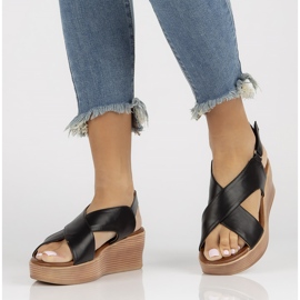 Filippo DS3609 / 22 Bk schwarze Sandalen 1