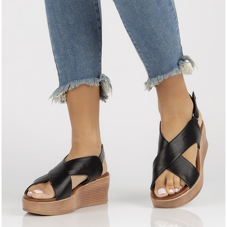 Filippo DS3609 / 22 Bk schwarze Sandalen 1